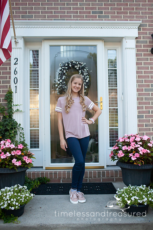 First Day Of 7th Grade Heather O Steen Photography